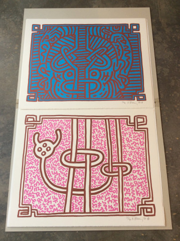 Keith Haring, Chocolate Buddha (Complete Portfolio), 1989