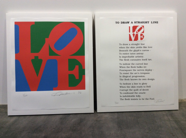 Robert Indiana, Book of Love (Red, Green Blue) *SOLD*, 1996