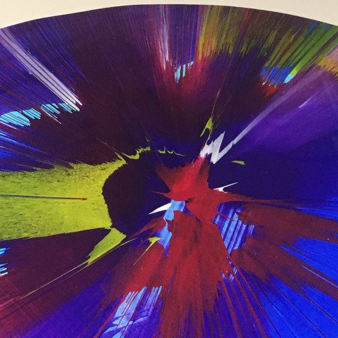 Damien Hirst, Unique Spin painting , 2013