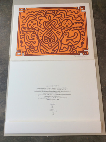 Keith Haring, Chocolat Buddah (No. 4), 1989