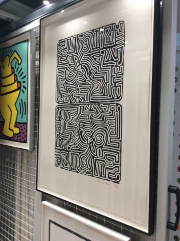 Keith Haring, The Labyrinth *SOLD*, 1989