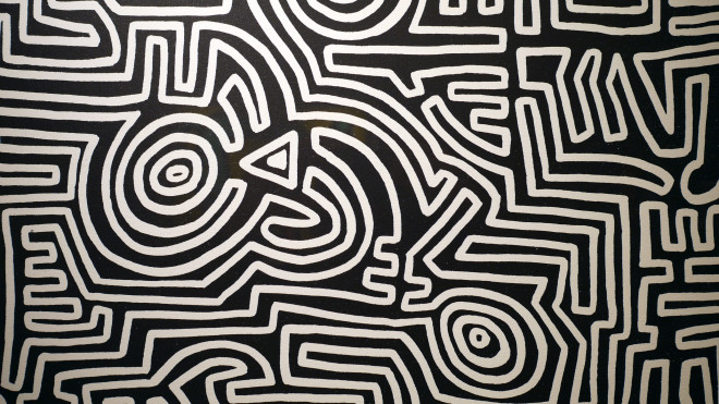 Keith Haring, The Labyrinth *SOLD*, 1989