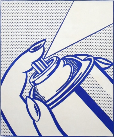 roy Lichtenstein, Spray Can, 1963