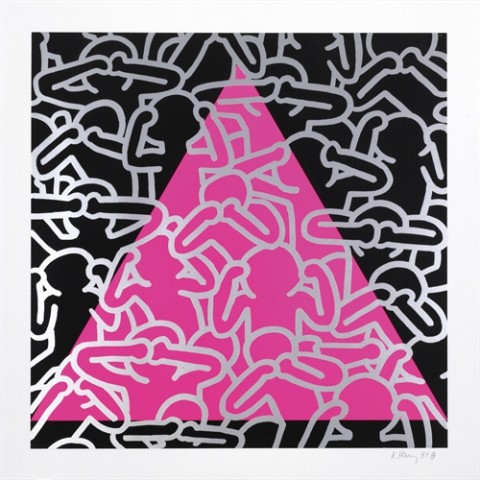 Keith Haring, Silence Equals Death *SOLD*, 1989