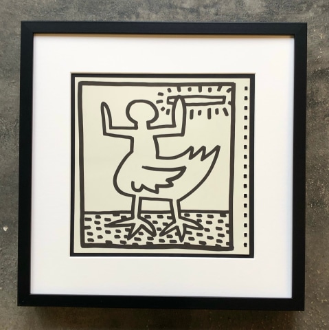Keith Haring, Plate 9, Tony Shafrazi Gallery exhibition catalogue, 1982