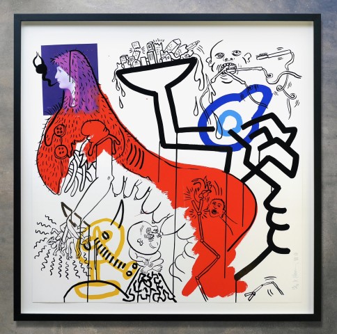 Keith Haring, Apocalypse No. 4, 1988
