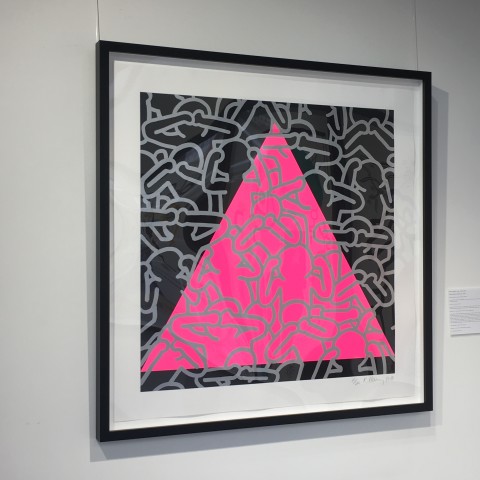 Keith Haring, Silence Equals Death *SOLD*, 1989