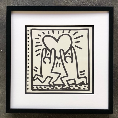 Keith Haring, Plate 1, Tony Shafrazi Gallery exhibition catalogue, 1982
