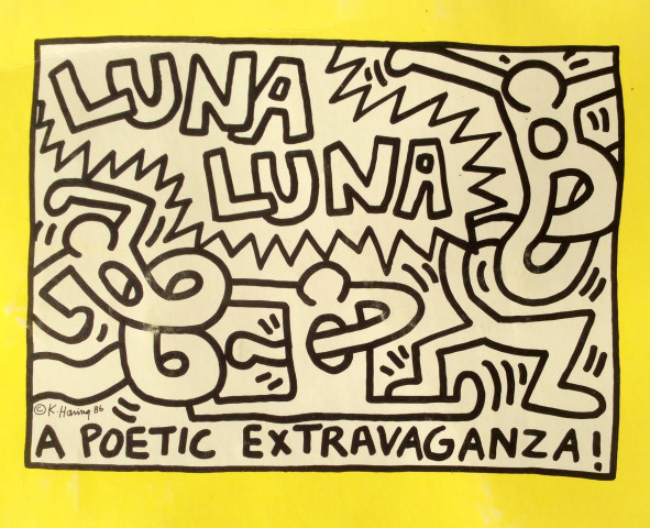 Keith Haring, Luna, Luna, 1986