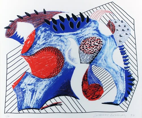david hockney, Untitled, for Joel Sachs , 1993