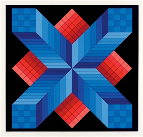 Victor Vasarely, From the Vancouver portfolio *SOLD*, 1982