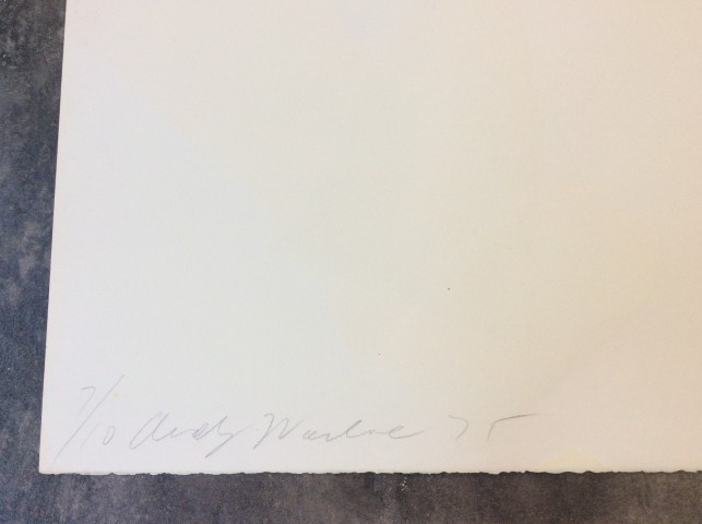 andy warhol, Frederick Weisman *SOLD*, 1975