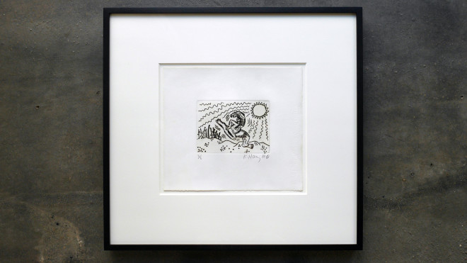 Keith Haring, Untitled etching *SOLD*, 1989