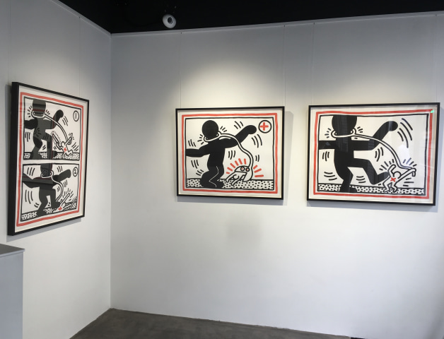 Keith Haring, Complete APARTHEID suite of 3 works *SOLD*, 1985