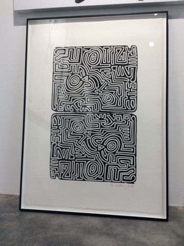 Keith Haring, The Labyrinth *SOLD*, 1989