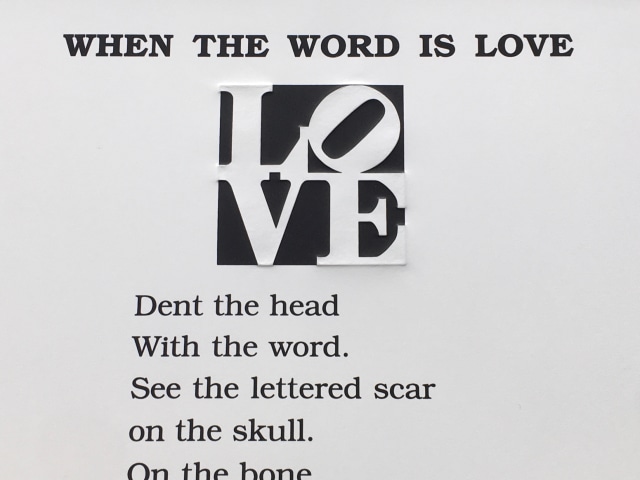 Robert Indiana, Book of Love Poem - When The Word Is Love, 1996