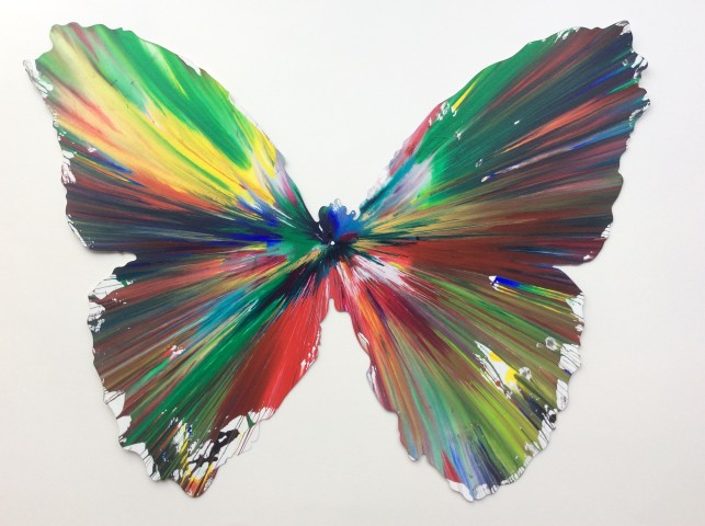 Damien Hirst Butterfly Spin Painting 09 Joseph Fine Art