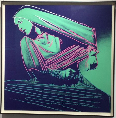 Andy Warhol, Lamentation (unique trial proof from the Martha Graham suite) , 1986