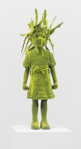 Kim Simonsson, Moss Girl with Birdhouse, 2018