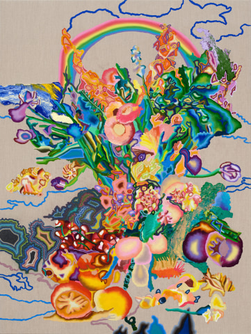 Cindy Phenix, Arranged in a Single Cluster Mimics a Wider Flower, 2025