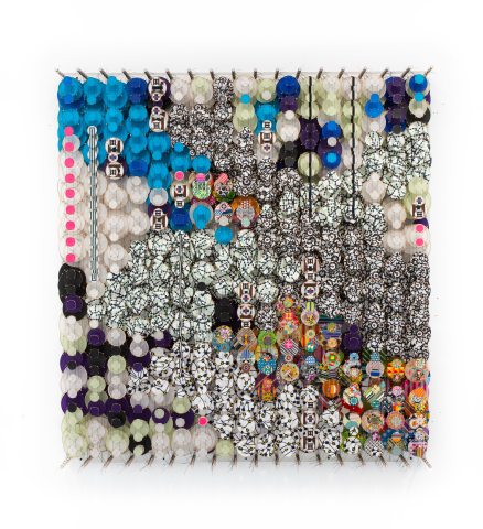 Jacob Hashimoto, The Grand Tradition of Ingenious Contrivances and Timeless Failure, 2023