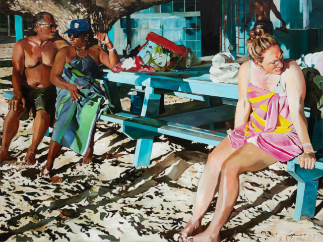 Kareem-Anthony Ferreira, By the Beach in Tobago, 2024