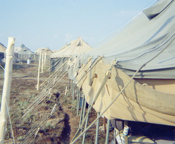 Sunil Gupta, Tents, Canadian Forces Base Valcartier, circa 1971