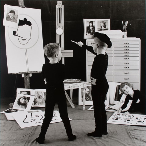 Peter Varley, Three children in studio [Advertising shoot], circa 1965