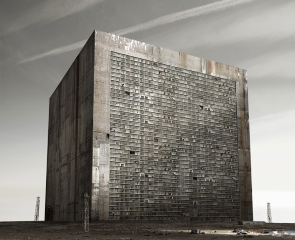 Carl Zimmerman, Exterior with Windows, 2013