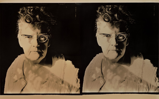 Phil Bergerson, Untitled (Mother diptych: Jean with swath of light), Toronto, Ontario, 1971