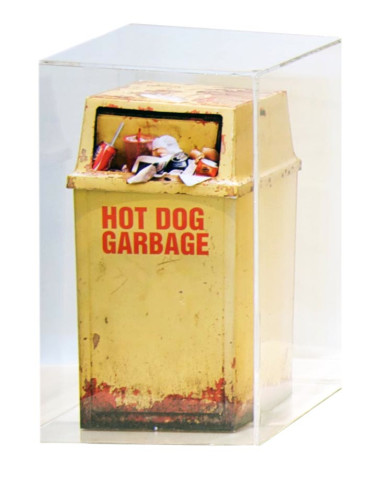 Anthony Koutras, Hot Dog Garbage Sculpture, 2010