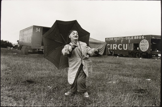 Jill Freedman, Short the Clown, 1971