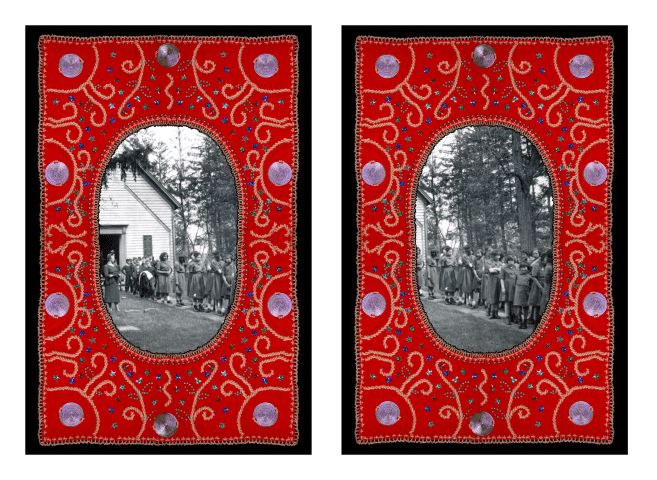 Shelley Niro, Mohawk Chapel #1, #2, 2023