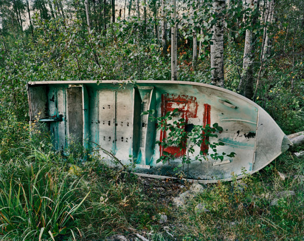 Joseph Hartman, Boat in Woods, Collins, ON, 2010