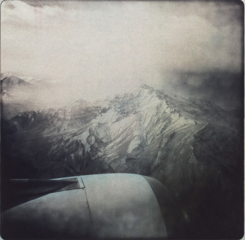 Rita Leistner, View of Himalaya mountain range from airplane, 2011