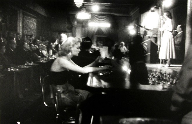George S. Zimbel, Woman at the Bar, Bourbon Street, New Orleans, 1955