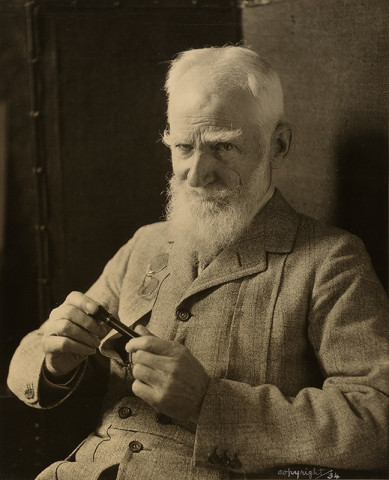 Violet Keene Perinchief, George Bernard Shaw, circa 1920