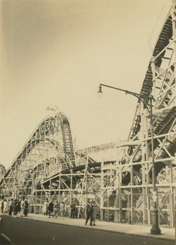 Alexander Artway, Cyclone Ride, two humps, Coney Island, July 4, 1935
