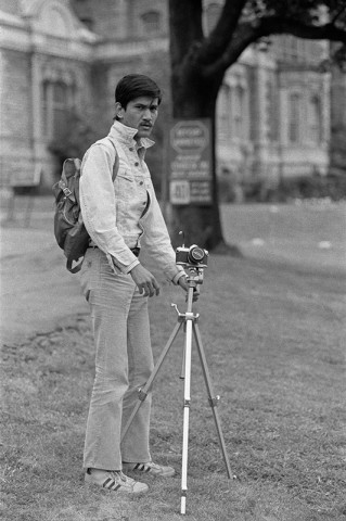 Sunil Gupta, Sunil with Camera, circa 1975