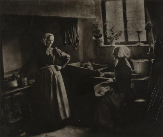 Minna Keene, Preparing Dinner, circa 1895