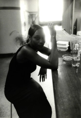George S. Zimbel, Woman at 10 Pine, Montreal, 1997