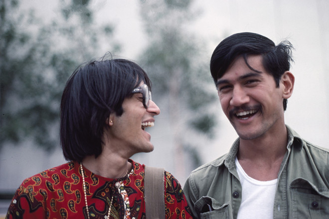 Sunil Gupta, Sunil with Fakroon, 1975