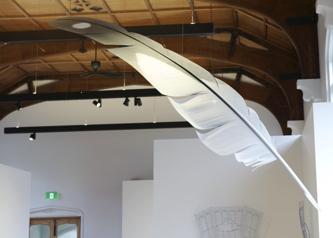 Neil Dawson, Feather (Gull), 2019