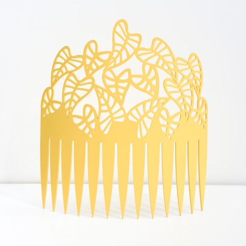 Lonnie Hutchinson, Comb Taro Queen (Canary), 2022