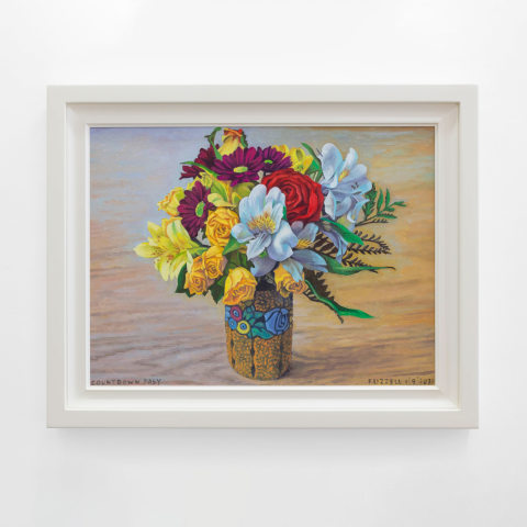 Dick Frizzell, Countdown Posy, 1/9/2021