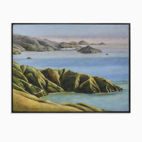 Stanley Palmer, Study for French Pass - Entrance, 2021