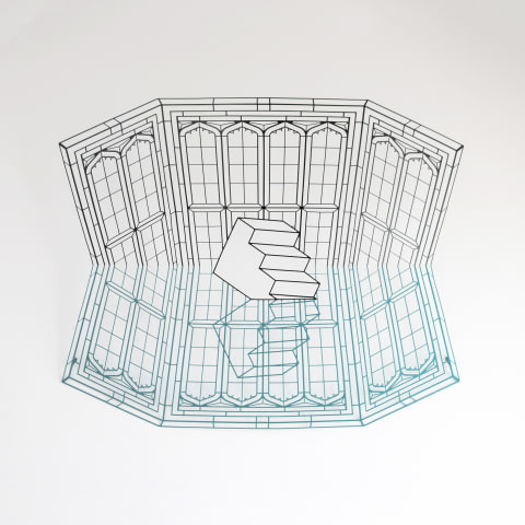 Neil Dawson, On Reflection (Steps), 2017