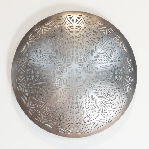 Michel Tuffery, Siapo Māhina (Full Moon), 2024