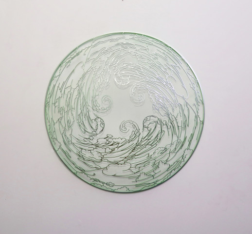 Neil Dawson, Green Orb, 2019