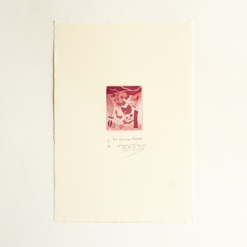 John Pule, (Collaboration with Gregory O'Brien) The Common Thread, 2023